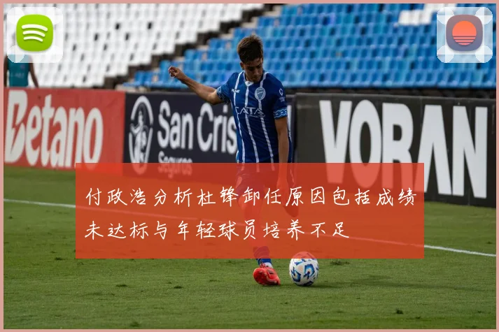 付政浩分析杜锋卸任原因包括成绩未达标与年轻球员培养不足
